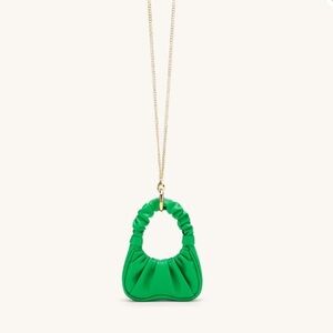 JW PEI Green Mini Women's Bag with Gold Chain